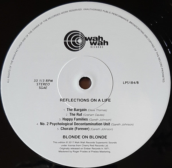 Blonde On Blonde (2) - Reflections On A Life (VINYL) | Mint (M) Mint (M)-