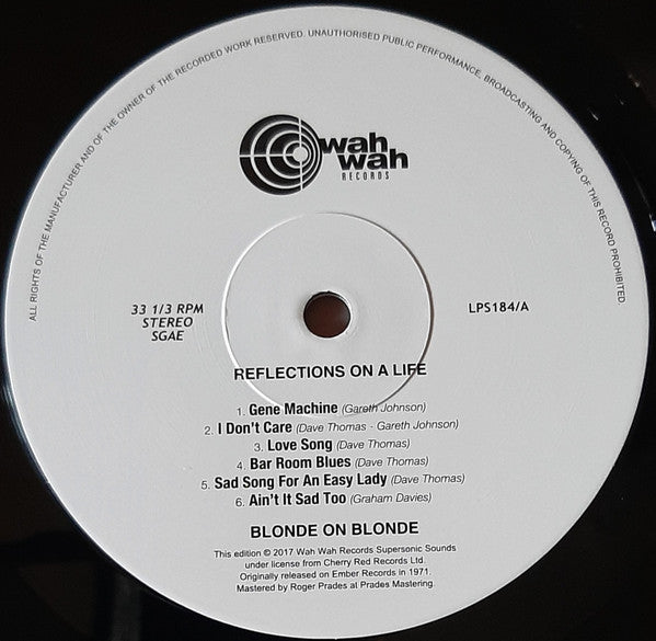 Blonde On Blonde (2) - Reflections On A Life (VINYL) | Mint (M) Mint (M)-