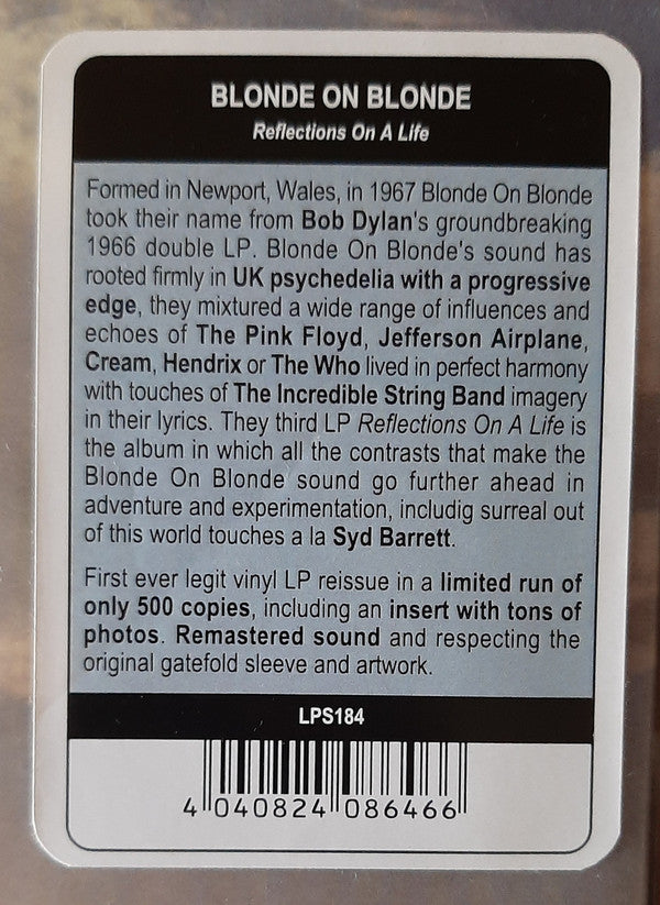 Blonde On Blonde (2) - Reflections On A Life (VINYL) | Mint (M) Mint (M)-