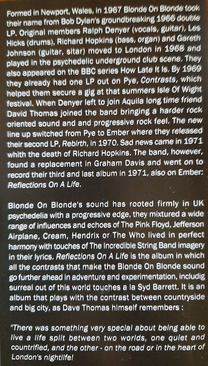 Blonde On Blonde (2) - Reflections On A Life (VINYL) | Mint (M) Mint (M)-