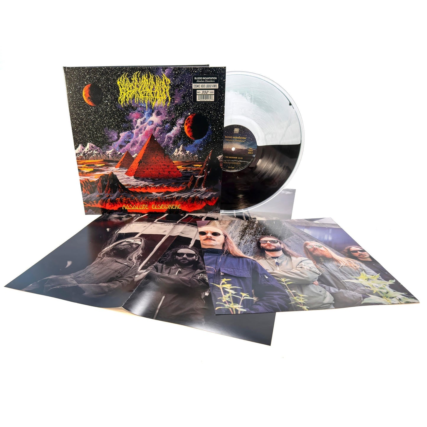Blood Incantation - (PRESALE 8/7/26) Absolute Elsewhere (IEX LMTD DLX GATEFOLD CLEAR VINYL LP CENTURY MEDIA 2026) | NEW Mint (M) Mint (M)-