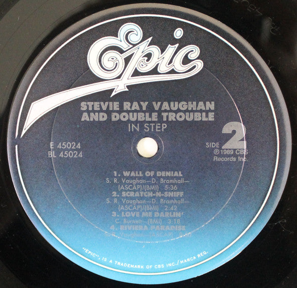 Stevie Ray Vaughan & Double Trouble In Step LP Very Good Plus (VG+) Near Mint (NM or M-)-