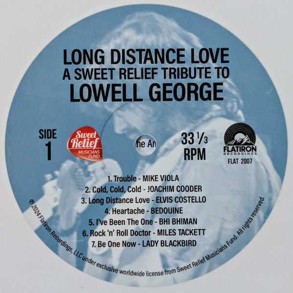 Various - Long Distance Love (A Sweet Relief Tribute To Lowell George) (WHITE VINYL) | Mint (M) Mint (M)-