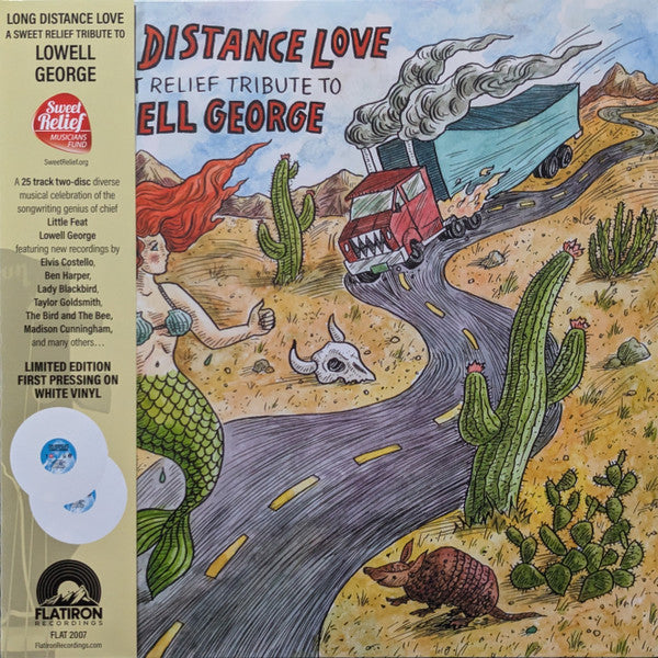 Various - Long Distance Love (A Sweet Relief Tribute To Lowell George) (WHITE VINYL) | Mint (M) Mint (M)-