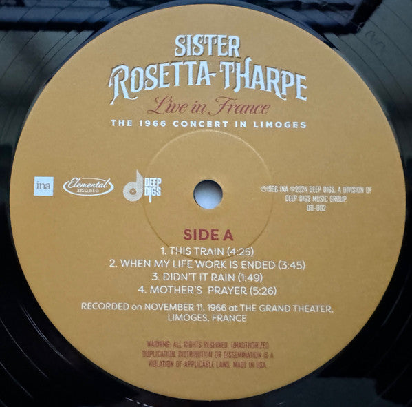 Sister Rosetta Tharpe - Live In France: The 1966 Concert In Limoges (VINYL RSD) |-