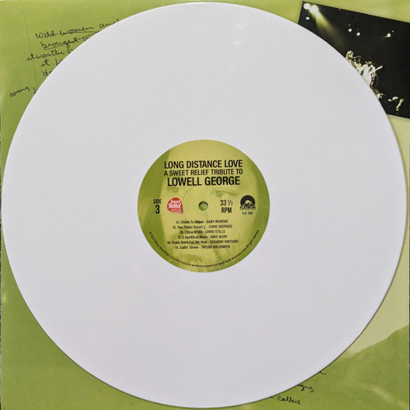 Various - Long Distance Love (A Sweet Relief Tribute To Lowell George) (WHITE VINYL) | Mint (M) Mint (M)-