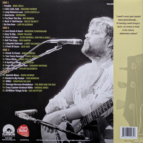 Various - Long Distance Love (A Sweet Relief Tribute To Lowell George) (WHITE VINYL) | Mint (M) Mint (M)-