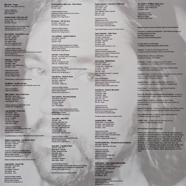 Various - Long Distance Love (A Sweet Relief Tribute To Lowell George) (WHITE VINYL) | Mint (M) Mint (M)-