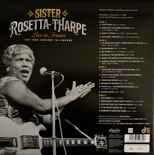 Sister Rosetta Tharpe - Live In France: The 1966 Concert In Limoges (VINYL RSD) |-