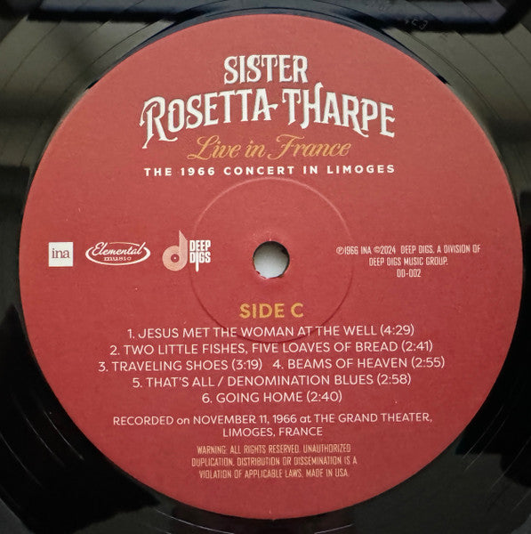 Sister Rosetta Tharpe - Live In France: The 1966 Concert In Limoges (VINYL RSD) |-