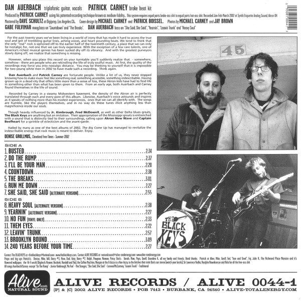 The Black Keys - The Big Come Up | Mint (M) Mint (M)-
