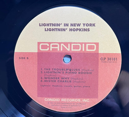 Lightnin' Hopkins - Lightnin' In New York | Mint (M) Mint (M)-