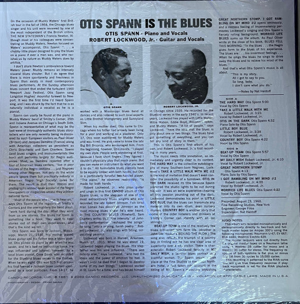 Otis Spann - Otis Spann Is The Blues | Mint (M) Mint (M)-