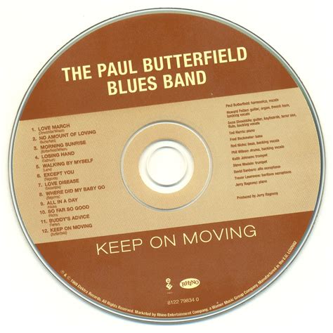 BUTTERFIELD BLUES BAND - (PRESALE 6/26/26) Keep On Moving (MFSL SACD) | Mint (M) Mint (M)-