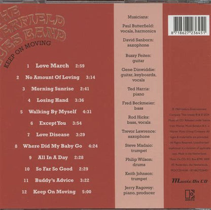 BUTTERFIELD BLUES BAND - (PRESALE 6/26/26) Keep On Moving (MFSL SACD) | Mint (M) Mint (M)-