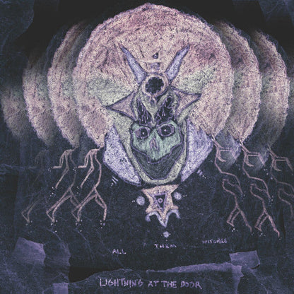 Lightning At The Door (PINK W BLUE SWIRLS VINYL) | Mint (M) Mint (M)-