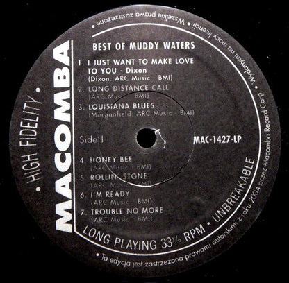 Muddy Waters - The Best Of Muddy Waters (VINYL) | Mint (M) Mint (M)-