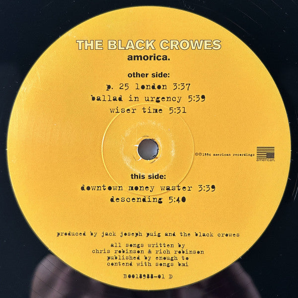 The Black Crowes - Amorica | Mint (M) Mint (M)-