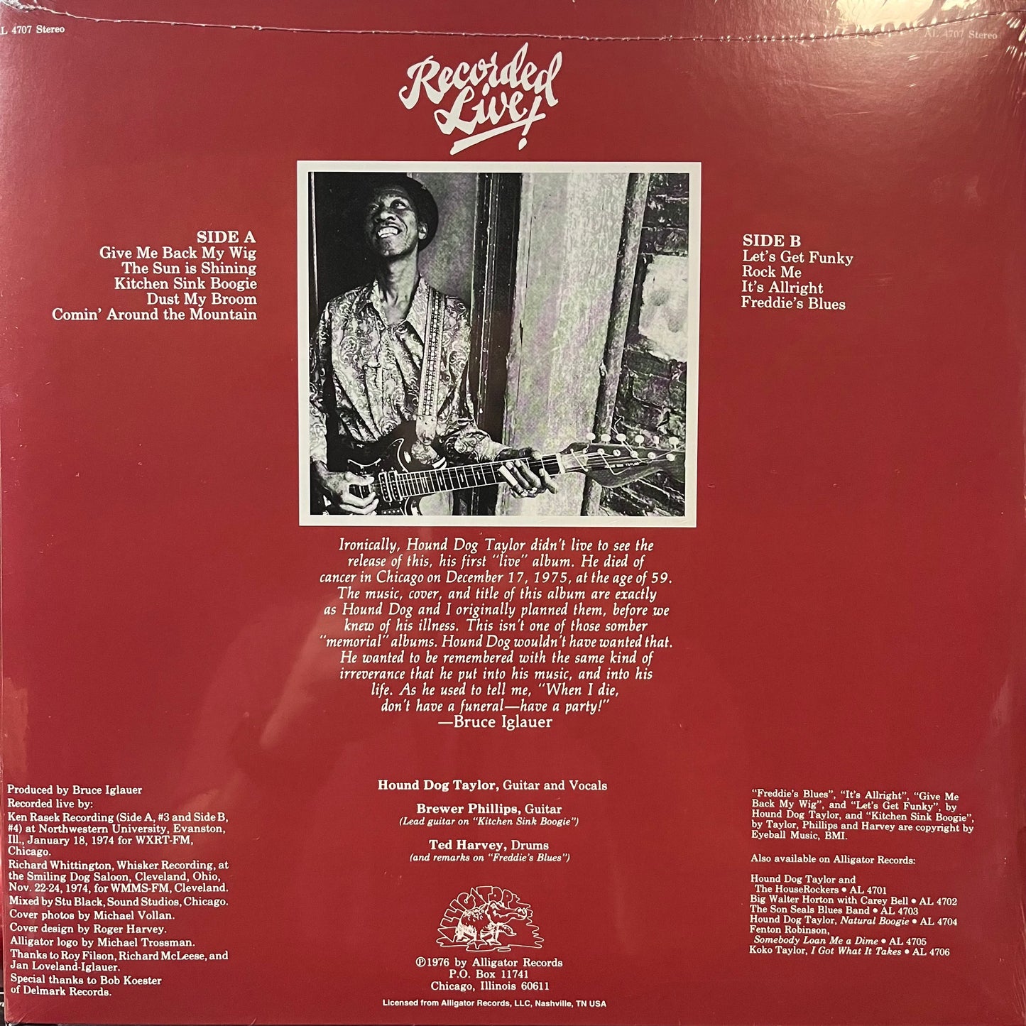 Hound Dog Taylor & The House Rockers - Beware Of The Dog! (VINYL) |-