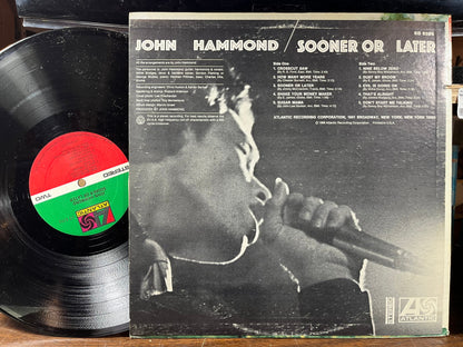 John Paul Hammond - Sooner Or Later (VINYL) | Excellent+ (EX+) Excellent (EX)-