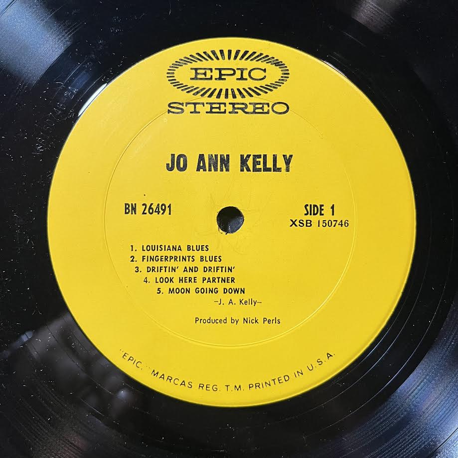Jo-Ann Kelly - Jo-Ann Kelly (VINYL) | Excellent+ (EX+) Very Good (VG)-