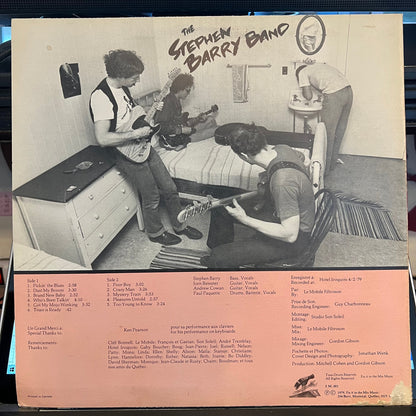 The Stephen Barry Band - Live | Excellent (EX) Excellent (EX)-