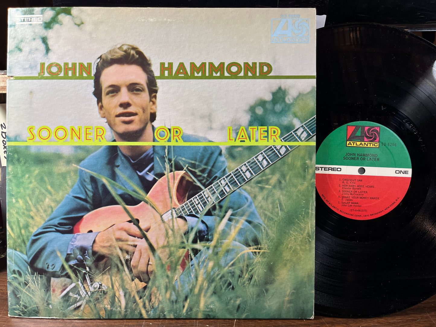 John Paul Hammond - Sooner Or Later (VINYL) | Excellent+ (EX+) Excellent (EX)-