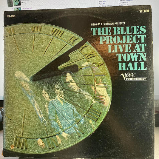The Blues Project - Live At Town Hall (VINYL) | Excellent+ (EX+) Very Good Plus (VG+)-