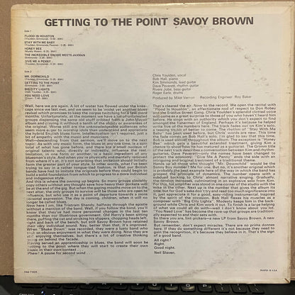 Savoy Brown - Getting To The Point *TERRE HAUTE* | Near Mint (NM) Excellent (EX)-