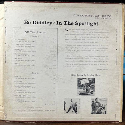 Bo Diddley - In The Spotlight (VINYL) | Good Plus (G+) Very Good (VG)-