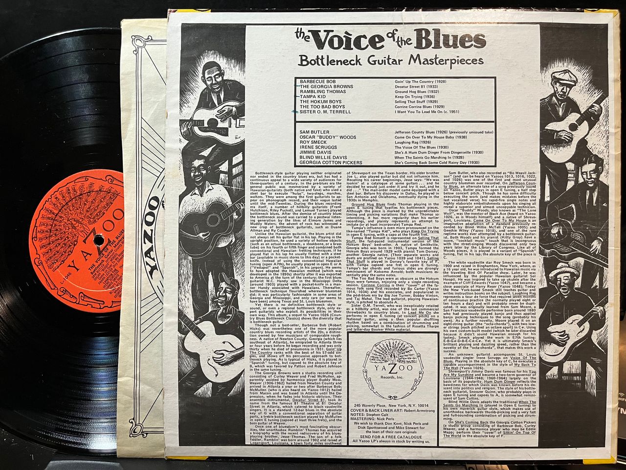 Various - The Voice Of The Blues: Bottleneck Guitar Masterpieces (VINYL) | Near Mint (NM or M-) Excellent (EX)-