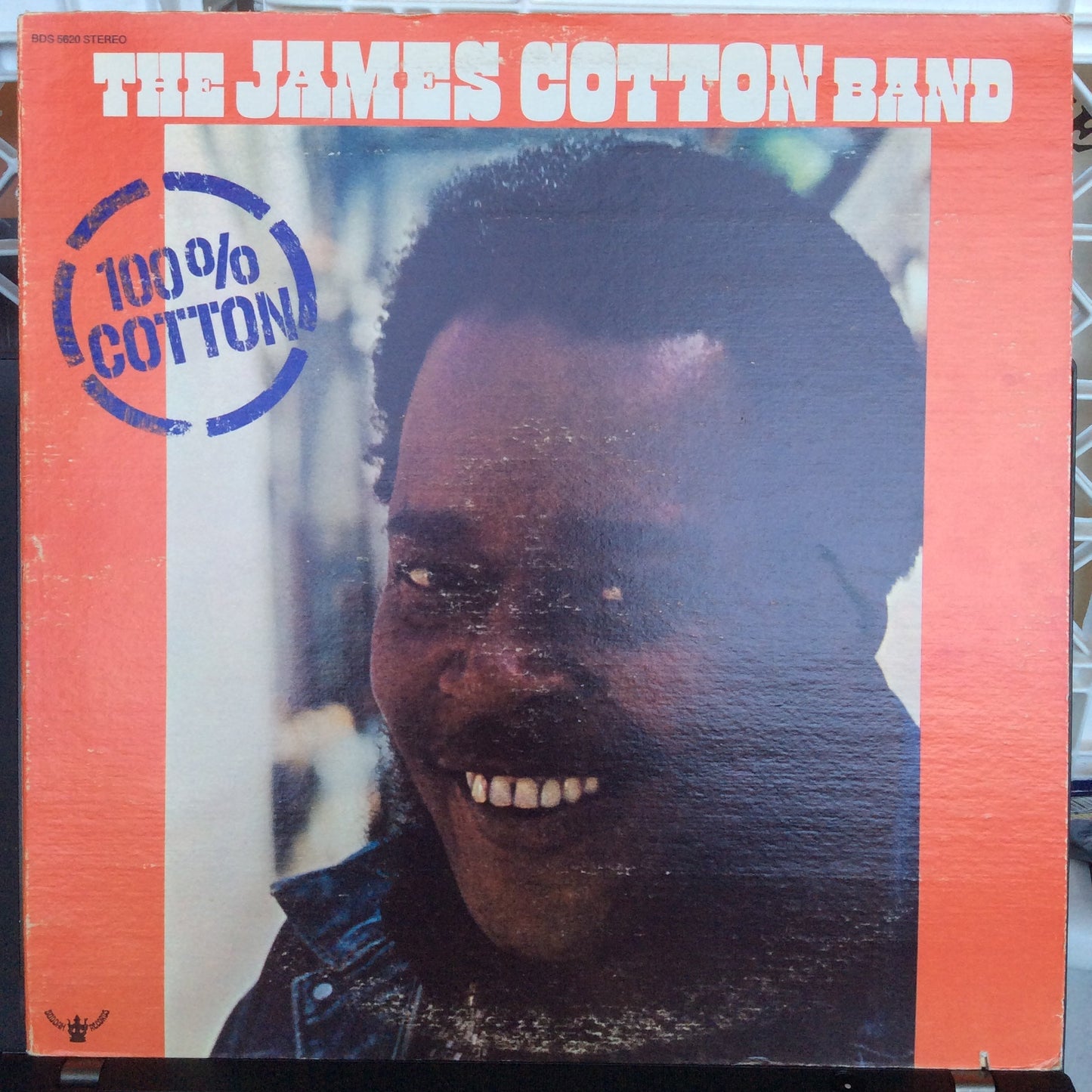 The James Cotton Band - 100% Cotton (VINYL) | Near Mint- (NM-) Very Good Plus (VG+)-