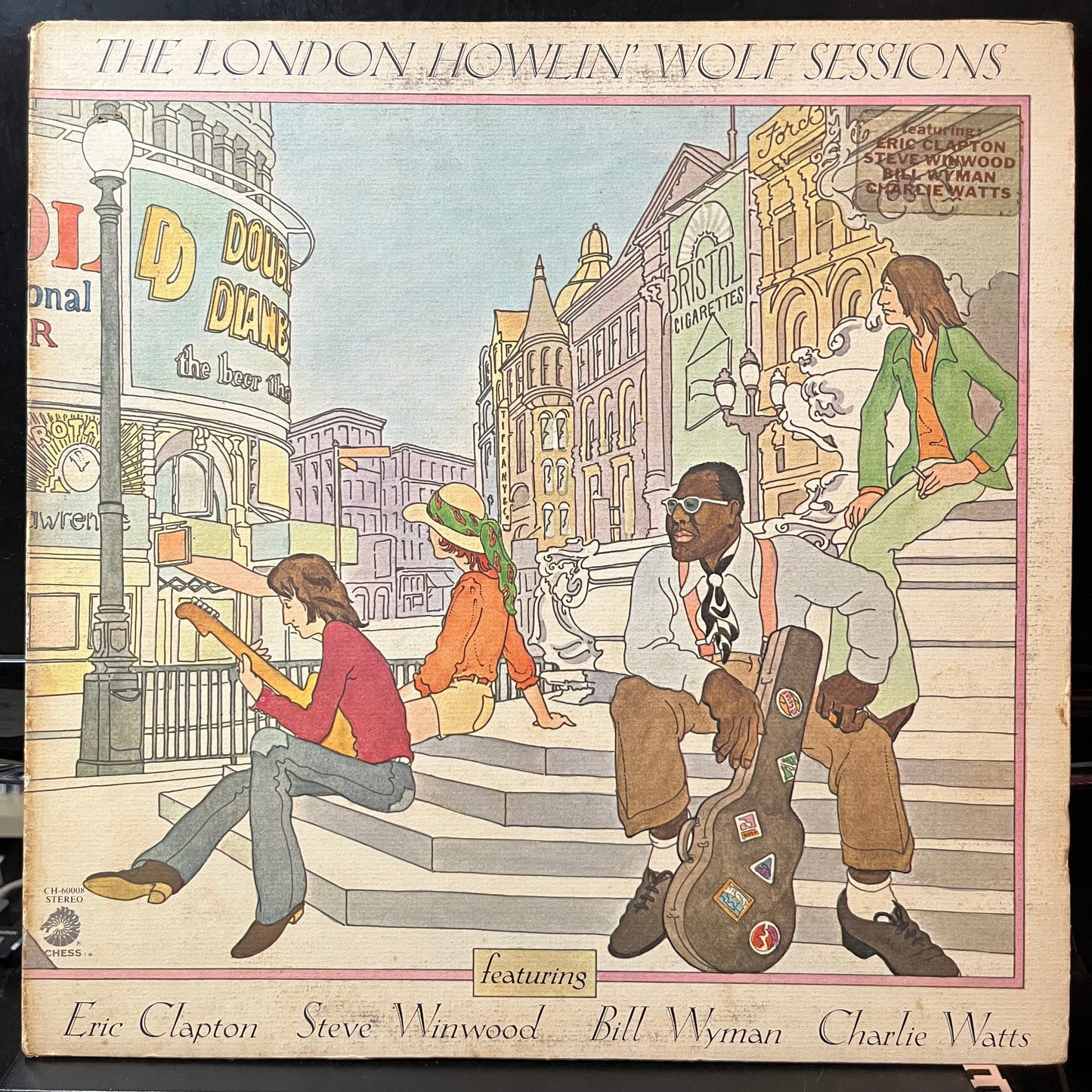 Howlin' Wolf Featuring Eric Clapton, Steve Winwood - The London Howlin' Wolf Sessions (VINYL LP CHESS CH-60008 1971) | USED Near Mint- (NM-)-