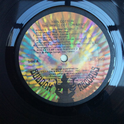 The James Cotton Band - 100% Cotton (VINYL) | Near Mint- (NM-) Very Good Plus (VG+)-