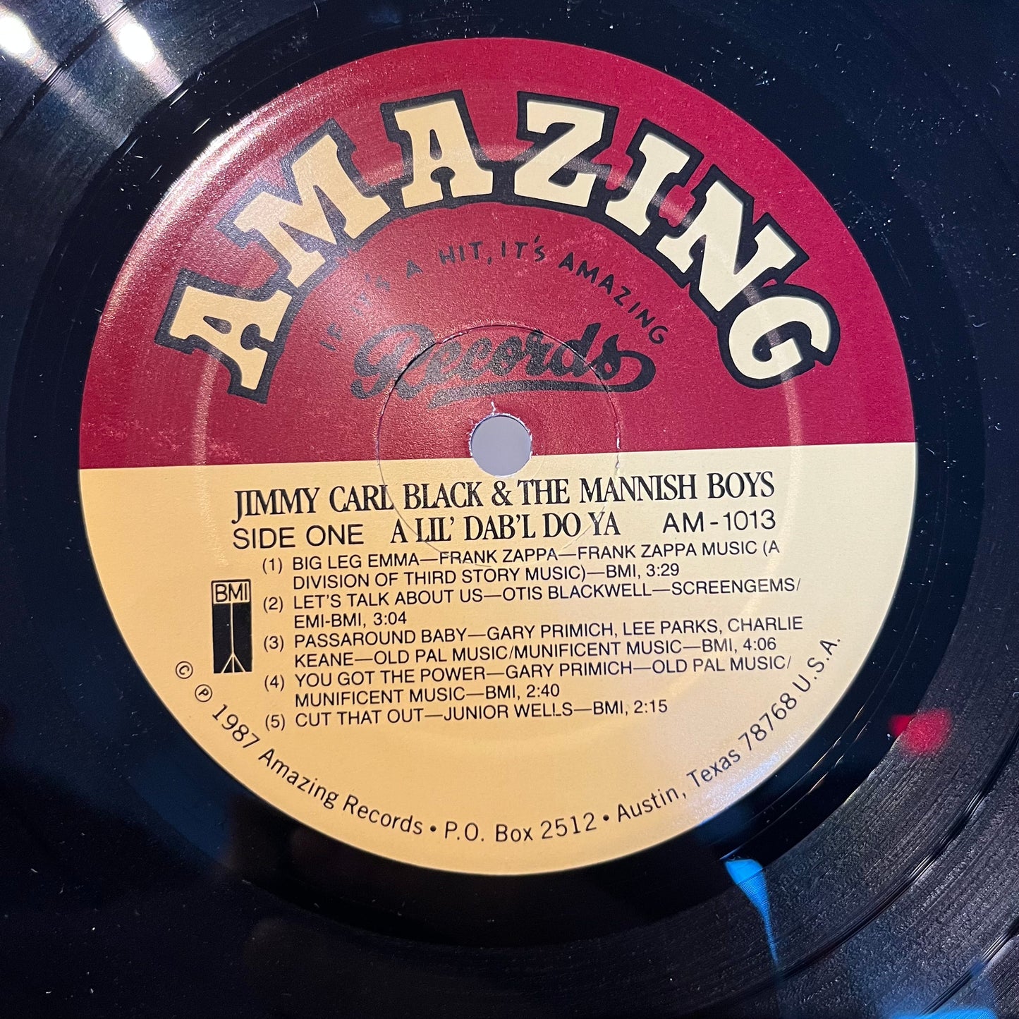 Jimmy Carl Black - A Lil' Dab'l Do Ya | Near Mint (NM) Excellent (EX)-