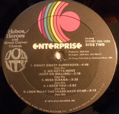 Don Nix - Hobos, Heroes And Street Corner Clowns *MONARCH* | Near Mint (NM) Excellent (EX)-