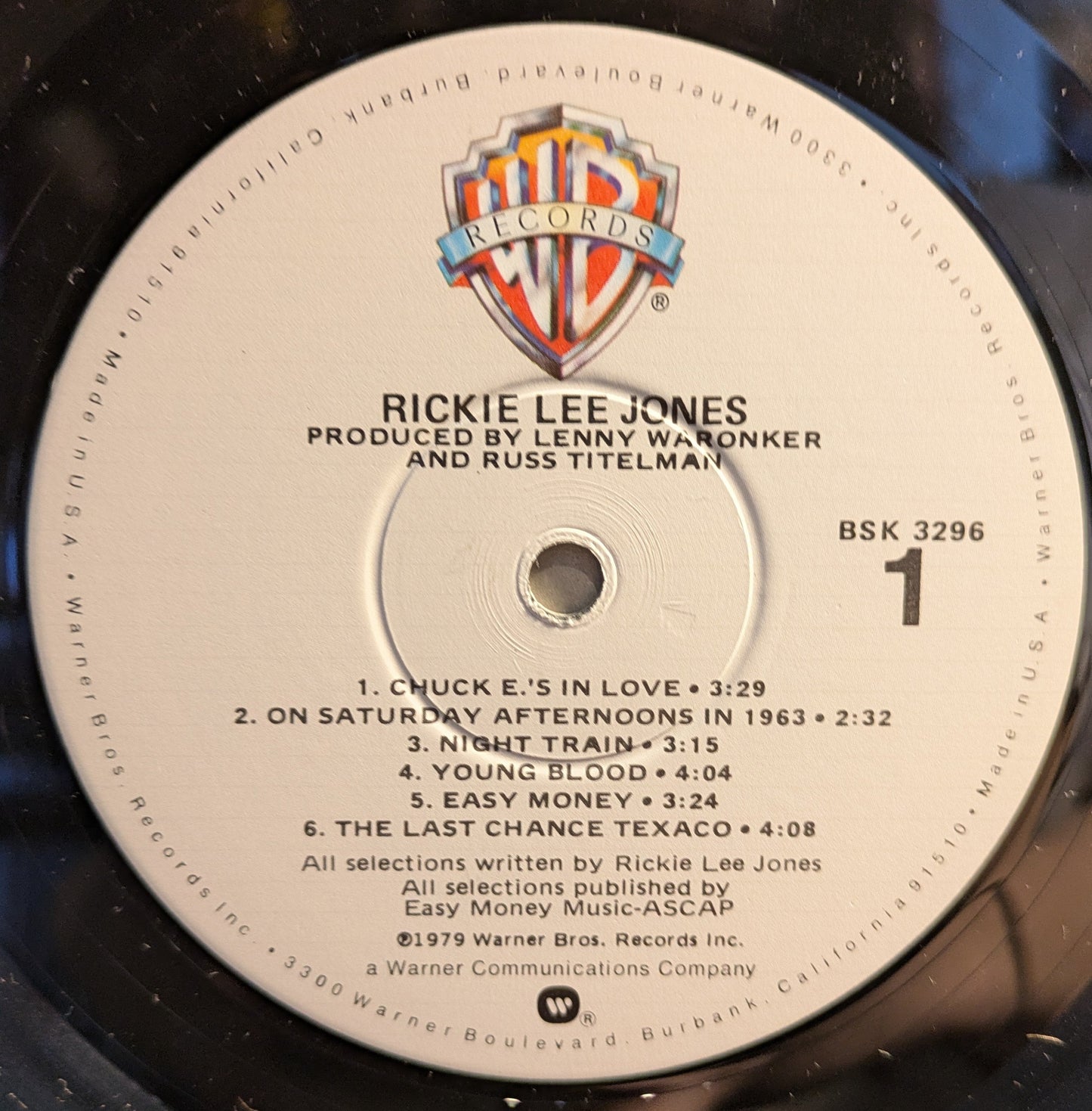 Rickie Lee Jones - Rickie Lee Jones | Near Mint (NM) Excellent+ (EX+)-