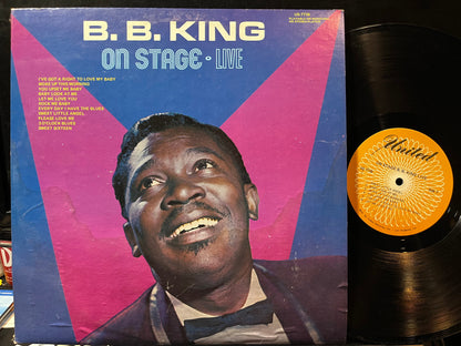 B.B. King - On Stage Live (VINYL) | Near Mint (NM) Very Good (VG)-
