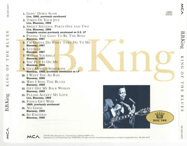 B.B. King - King Of The Blues (4xCD BOX) | Near Mint (NM) Excellent+ (EX+)-