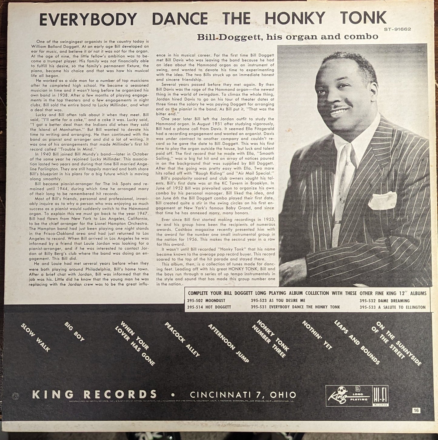 Bill Doggett - Everybody Dance The Honky Tonk *CLUB* | Near Mint (NM) Near Mint (NM)-