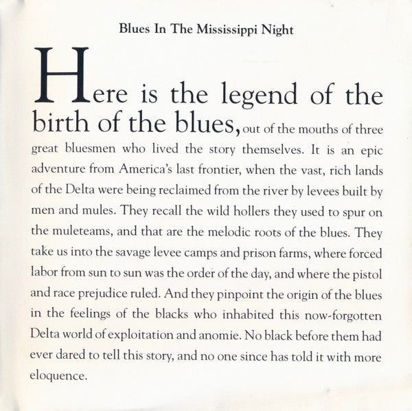 Big Bill Broonzy - Blues In The Mississippi Night (CD) | Near Mint (NM) Near Mint (NM)-