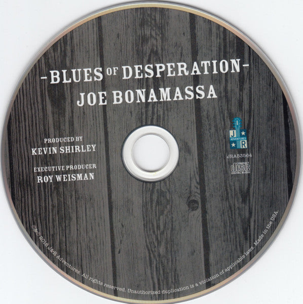 Joe Bonamassa - Blues Of Desperation (CD) | Near Mint (NM) Near Mint (NM)-