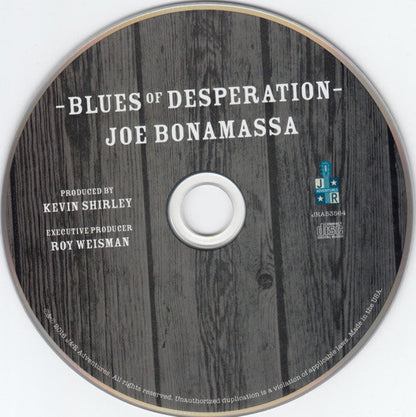 Joe Bonamassa - Blues Of Desperation (CD) | Near Mint (NM) Near Mint (NM)-