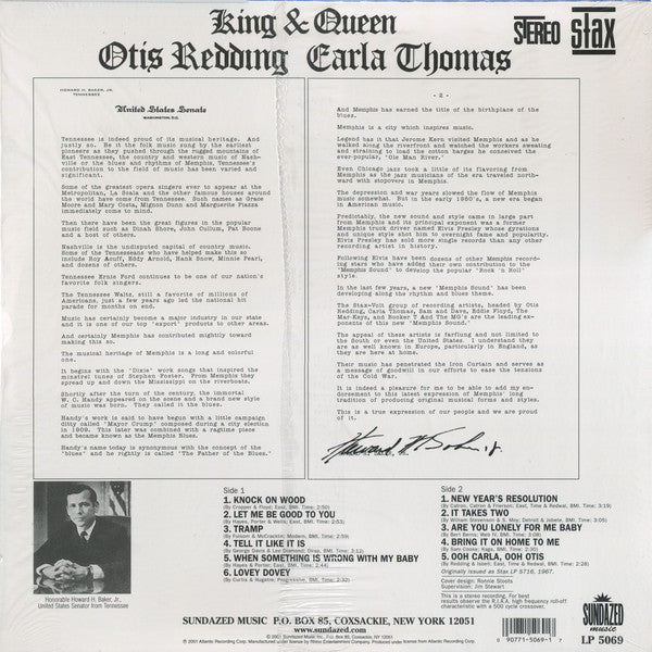 Otis Redding - King & Queen (VINYL) | Near Mint (NM) Near Mint (NM)-