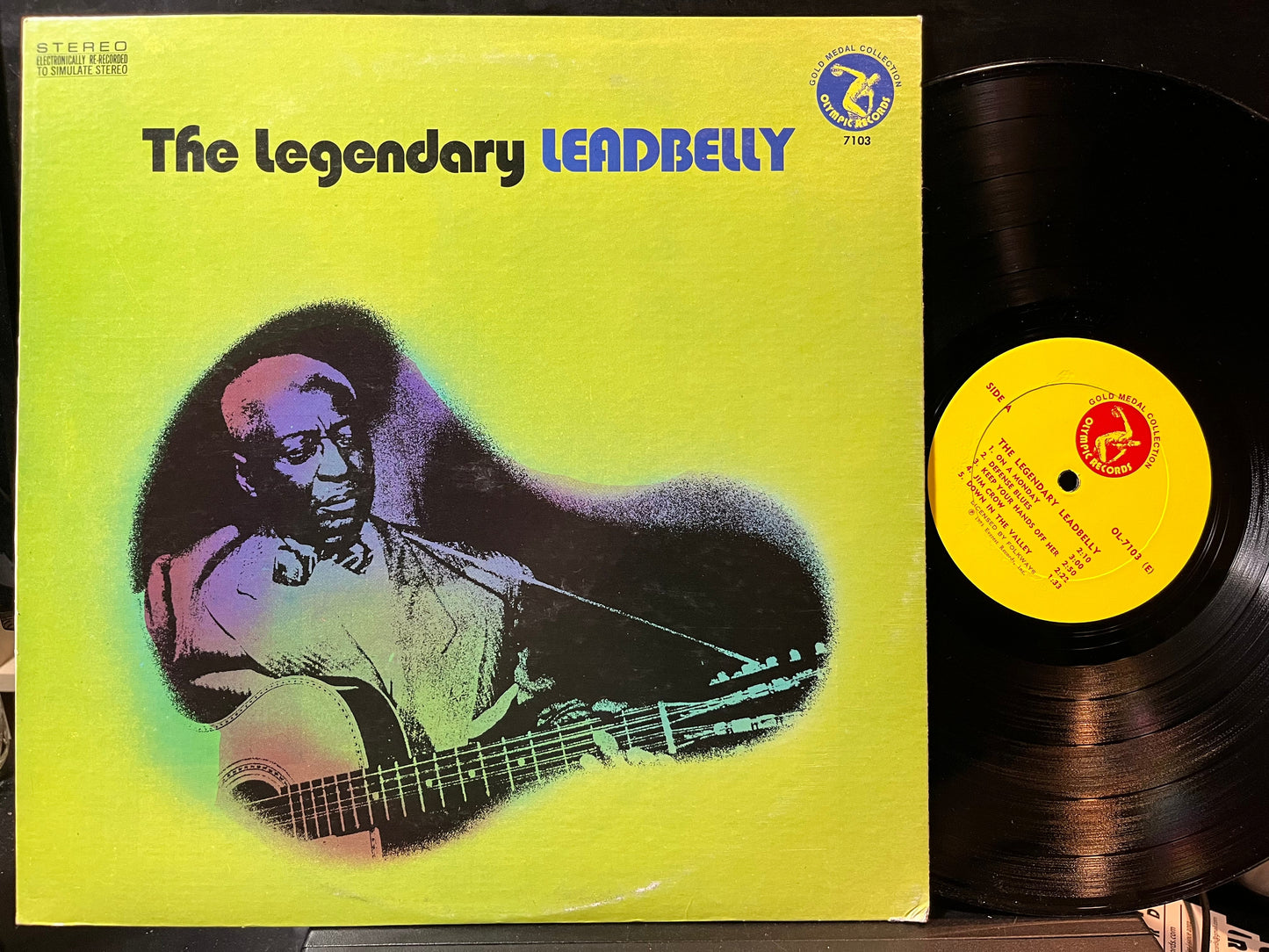 Leadbelly - The Legendary Leadbelly (VINYL) | Near Mint (NM) Excellent (EX)-