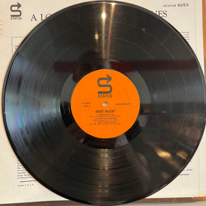 Jackie McLean - A Long Drink Of The Blues | Very Good (VG) Very Good Plus (VG+)-