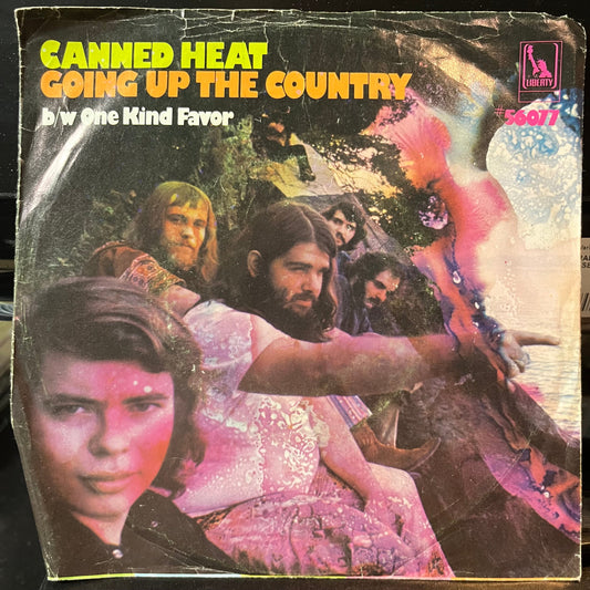 Canned Heat - Going Up The Country (VINYL 7") | Excellent (EX) Very Good Plus (VG+)-