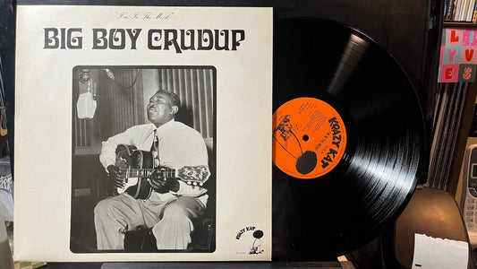 Big Boy Crudup - I'm In The Mood (VINYL LP) | Near Mint (NM or M-) Excellent (EX)-