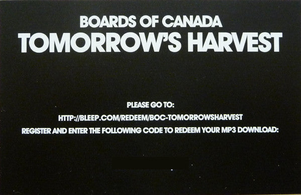 Boards Of Canada - Tomorrow's Harvest (2x VINYL) | Mint (M) Mint (M)-