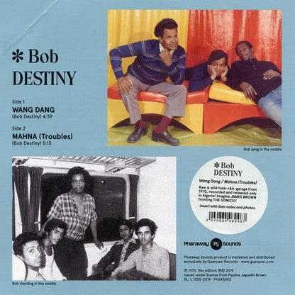 Bob Destiny - Wang Dang / Manha (Troubles) *7"* | Mint (M) Mint (M)-